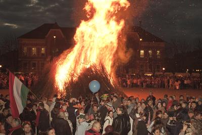 A busójárás, mint népszokási örökség, az UNESCO az Emberiség Szellemi Kulturális Örökség reprezentatív listájára került fel 2009-ben.-stock-photo