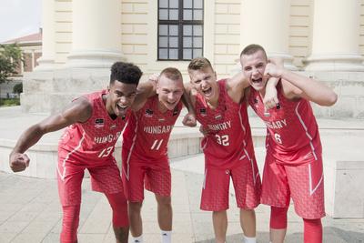 Fiba 3x3 U18 Europe Cup 2018 Debrecen/Hungary team-stock-photo