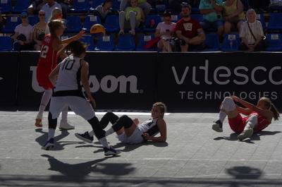 3X3 Street Basketball DEBRECEN/HUNGARY-stock-photo