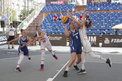 3X3 Street Basketball DEBRECEN/HUNGARY-stock-photo