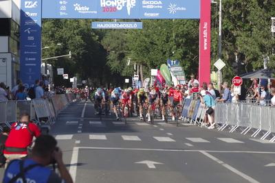 Tour de Hongrie 2020 2th stage-stock-photo