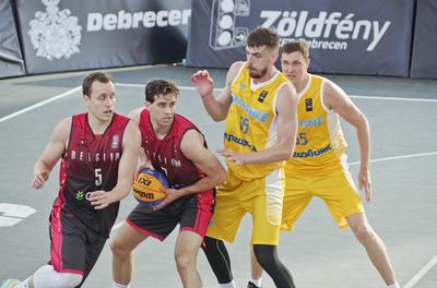 FIBA 3x3 Olympic Qualifying Tournament 2021 DEBRECEN/HUNGARY-stock-photo