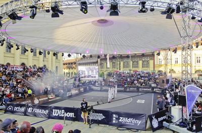 FIBA 3x3 Olympic Qualifying Tournament 2021 DEBRECEN/HUNGARY-stock-photo