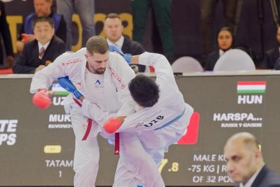 26th Karate World Senior Championsips Budapest 2023-stock-photo