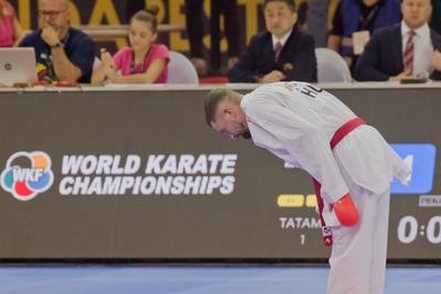 26th Karate World Senior Championsips Budapest 2023-stock-photo