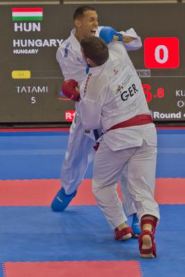 26th Karate World Senior Championsips Budapest 2023-stock-photo