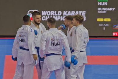 26th Karate World Senior Championsips Budapest 2023-stock-photo