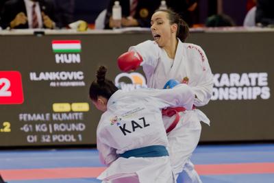 26th Karate World Senior Championsips Budapest 2023-stock-photo