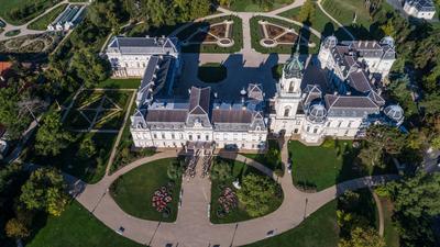 Festetics-kastély, Keszthely-stock-photo