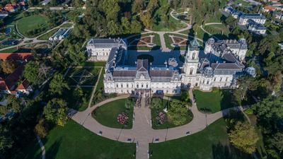 Festetics-kastély, Keszthely-stock-photo