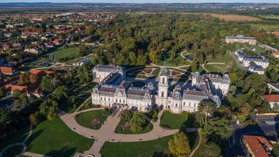 Festetics-kastély, Keszthely-stock-photo