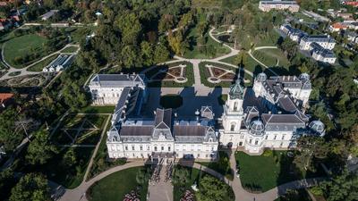 Festetics-kastély, Keszthely-stock-photo