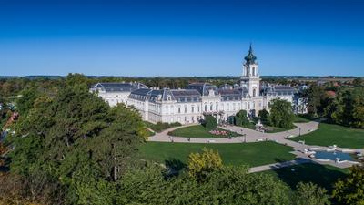 Festetics-kastély, Keszthely-stock-photo