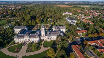 Festetics-kastély, Keszthely-stock-photo