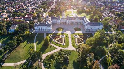 Festetics-kastély, Keszthely-stock-photo