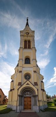 Saint Laszlo catholic church in Zalalovo-stock-photo