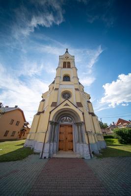 Saint Laszlo catholic church in Zalalovo-stock-photo