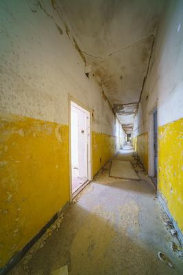 Abandoned army fort in Hajmasker, Hungary-stock-photo