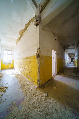 Abandoned army fort in Hajmasker, Hungary-stock-photo