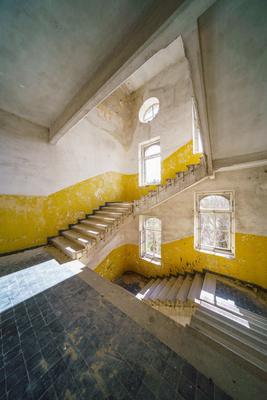 Abandoned army fort in Hajmasker, Hungary-stock-photo