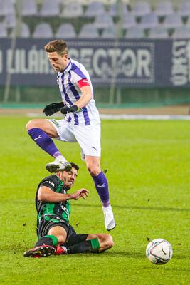 Újpest FC - Ferencváros TC match played in the 19th round of the OTP Bank League-stock-photo