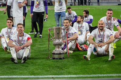 MOL Fehervar FC v Újpest FC: Hungarian Cup Final / Magyar Kupa döntő - MOL Fehérvár FC-Újpest FC-stock-photo