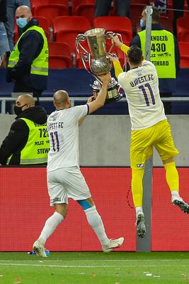 MOL Fehervar FC v Újpest FC: Hungarian Cup Final / Magyar Kupa döntő - MOL Fehérvár FC-Újpest FC-stock-photo