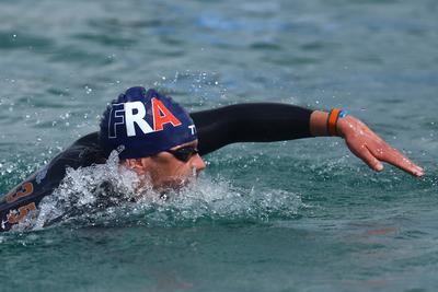 LEN European Aquatics Championships - SWIM-OPEN WATER 25KM MAN-stock-photo