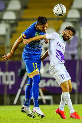 Football NB I - Újpest FC - Puskás Akadémia-stock-photo