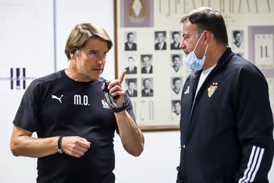 Football Conference League - Press conference before the match against Újpest FC- FC Basel-stock-photo