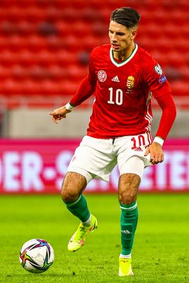 2022 FIFA World Cup Qualifier match between Hungary and Albania.-stock-photo