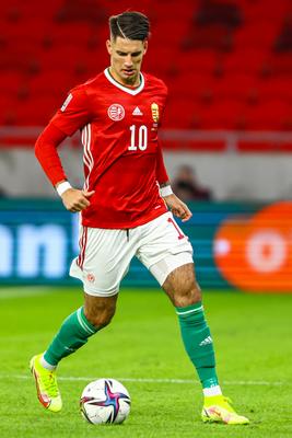 2022 FIFA World Cup Qualifier match between Hungary and Albania.-stock-photo