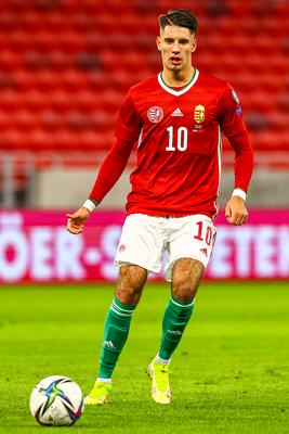 2022 FIFA World Cup Qualifier match between Hungary and Albania.-stock-photo