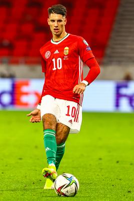 2022 FIFA World Cup Qualifier match between Hungary and Albania.-stock-photo