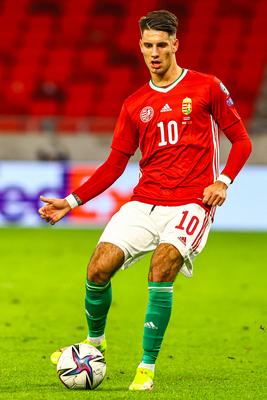 2022 FIFA World Cup Qualifier match between Hungary and Albania.-stock-photo