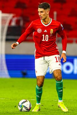 2022 FIFA World Cup Qualifier match between Hungary and Albania.-stock-photo