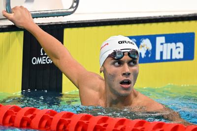 Budapest 2022 FINA World Championships: Swimming - Day 3-stock-photo