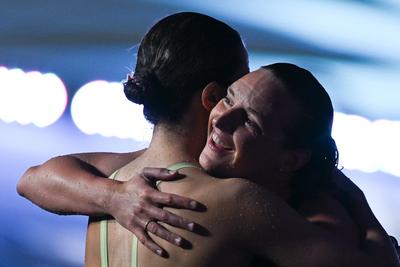 Budapest 2022 FINA World Championships: Swimming - Day 8.-stock-photo