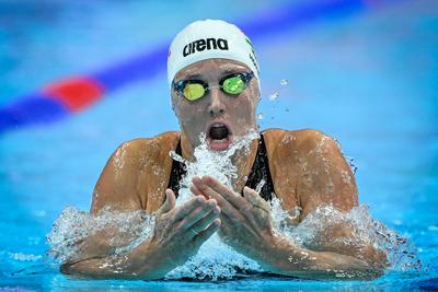 Budapest 2022 FINA World Championships: Swimming - Day 8.-stock-photo