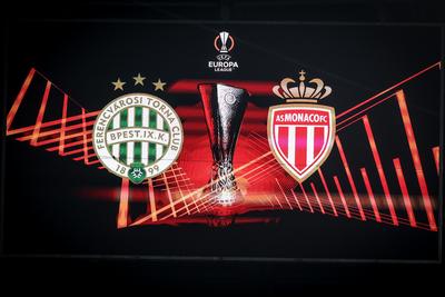 Ferencvaros TC - AS Monaco UEFA Europa League-stock-photo