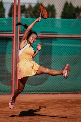 Women's tennis national championship final. (HU) Női tenis oszágos bajnokásg döntője.-stock-photo