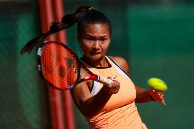 Women's tennis national championship final. (HU) Női tenis oszágos bajnokásg döntője.-stock-photo