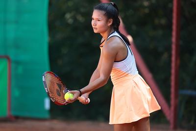 Women's tennis national championship final. (HU) Női tenis oszágos bajnokásg döntője.-stock-photo