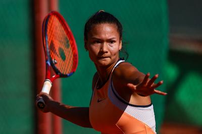 Women's tennis national championship final. (HU) Női tenis oszágos bajnokásg döntője.-stock-photo