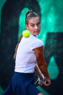 Women's tennis national championship final. (HU) Női tenis oszágos bajnokásg döntője.-stock-photo