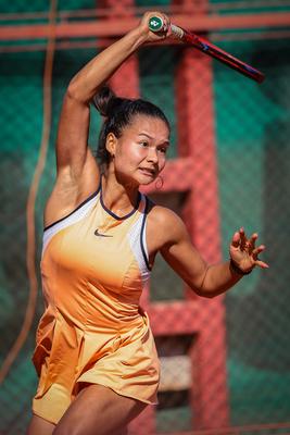 Women's tennis national championship final. (HU) Női tenis oszágos bajnokásg döntője.-stock-photo