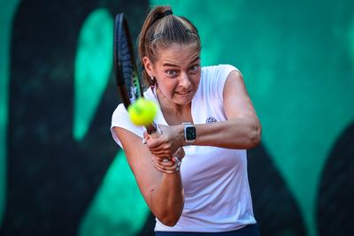 Women's tennis national championship final. (HU) Női tenis oszágos bajnokásg döntője.-stock-photo