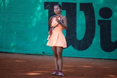 Women's tennis national championship final. (HU) Női tenis oszágos bajnokásg döntője.-stock-photo