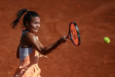 Women's tennis national championship final. (HU) Női tenis oszágos bajnokásg döntője.-stock-photo