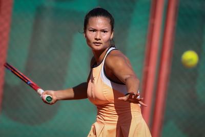 Women's tennis national championship final. (HU) Női tenis oszágos bajnokásg döntője.-stock-photo